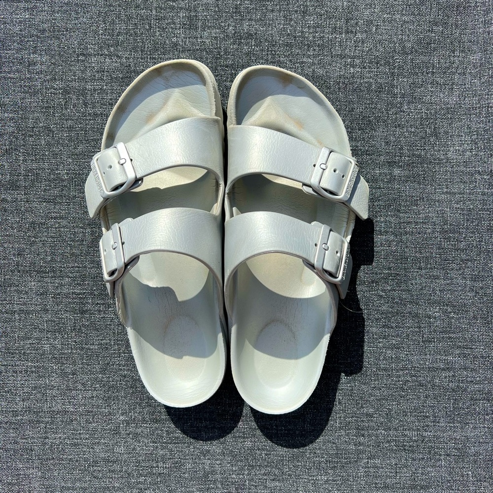 Silver EVA Birkenstocks
